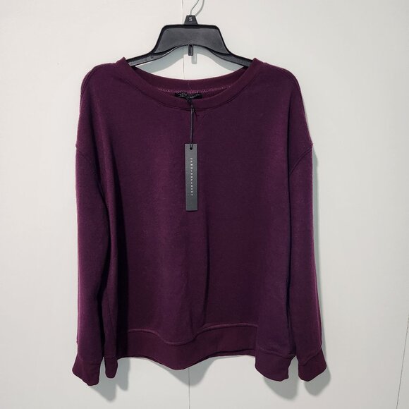 Jane and Delancey Tops - Jane & Delancey NEW Cranberry Women's Long Sleeve Soft Pullover Sweatshirt- XL